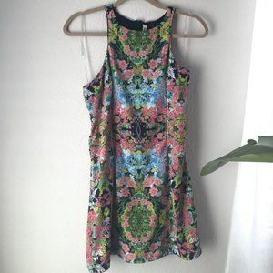 Mirrored Floral Garden dress